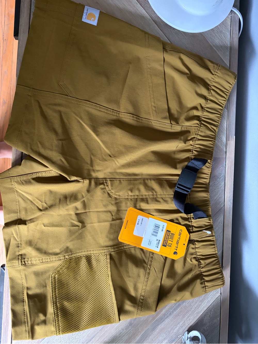 Carhartt women green Duck Utility Shorts
